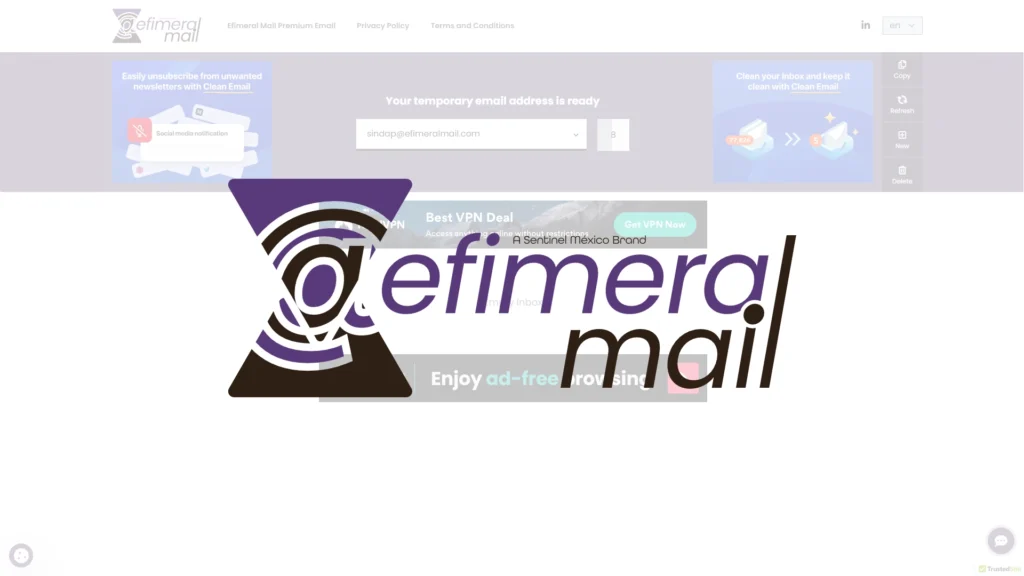 Efiemral mail webapp