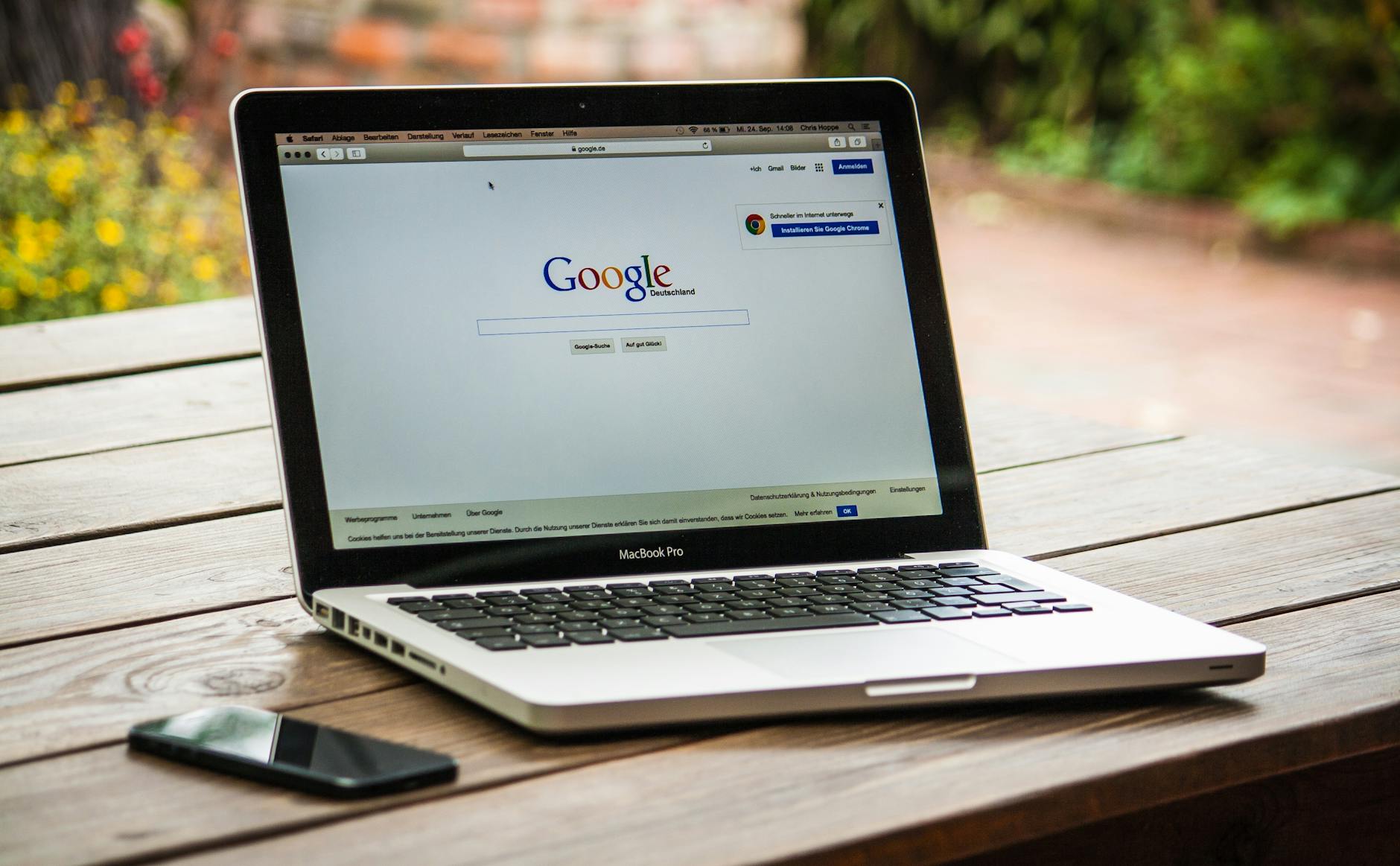 Google search engine on macbook pro posicionamiento seo